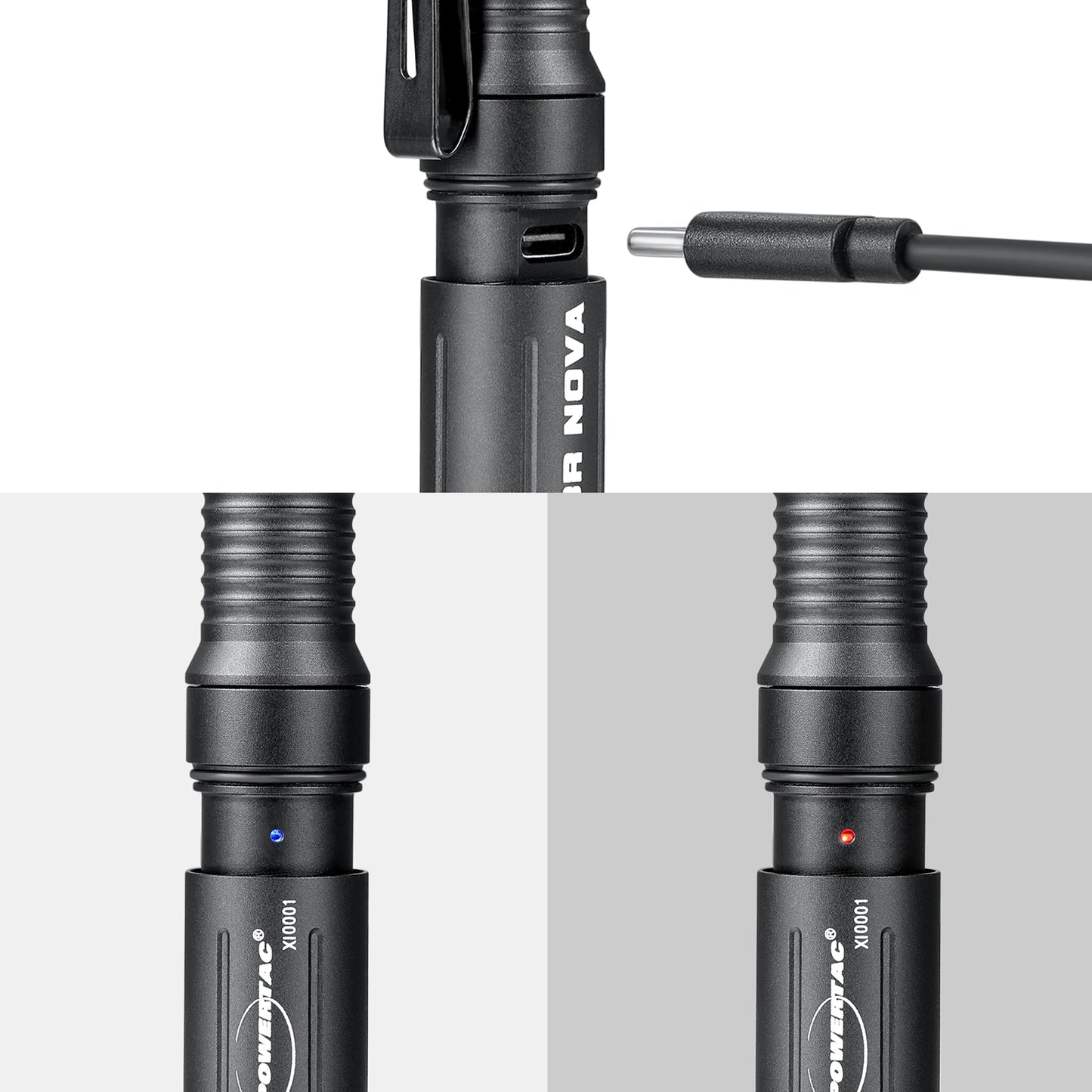 Powertac E3R Nova - 820 Lumen Rechargeable Flashlight - Angler's Pro Tackle & Outdoors