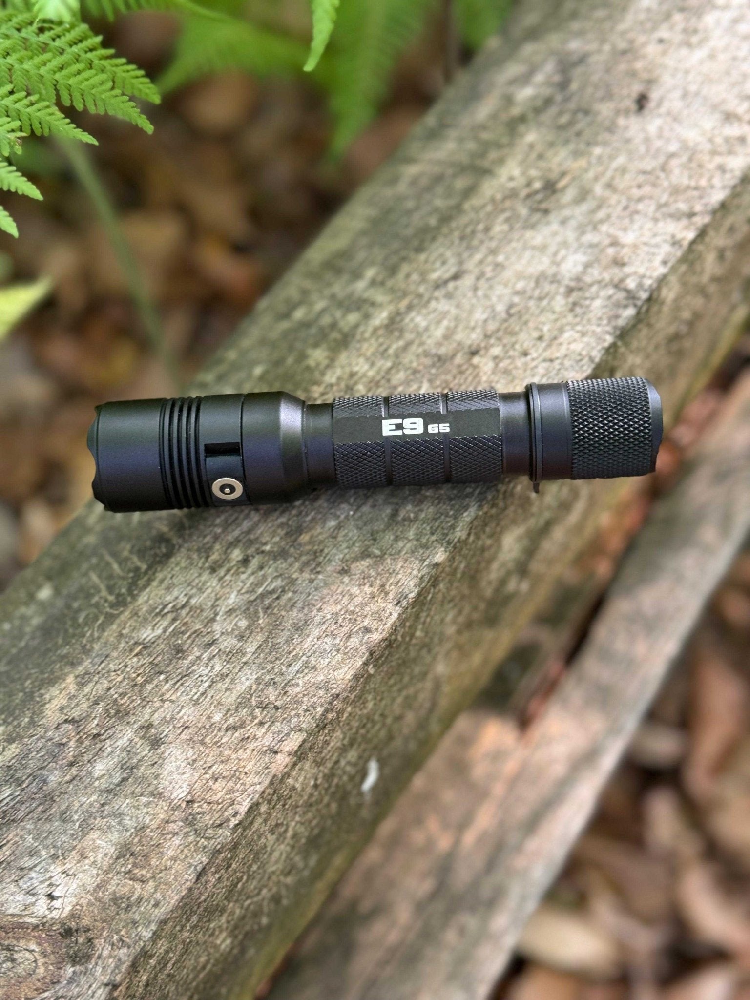 Powertac - E9 GEN5 Long Throw - 3,000 Lumen Tactical EDC Flashlight - Angler's Pro Tackle & Outdoors