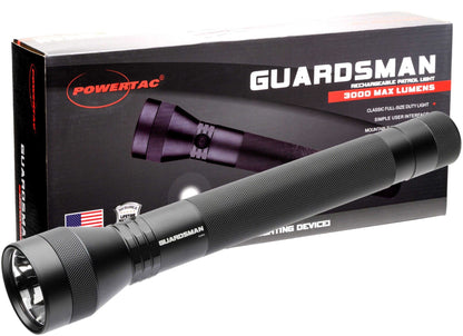 Powertac - Guardsman - 3,000 Lumen Patrol Flashlight - Angler's Pro Tackle & Outdoors