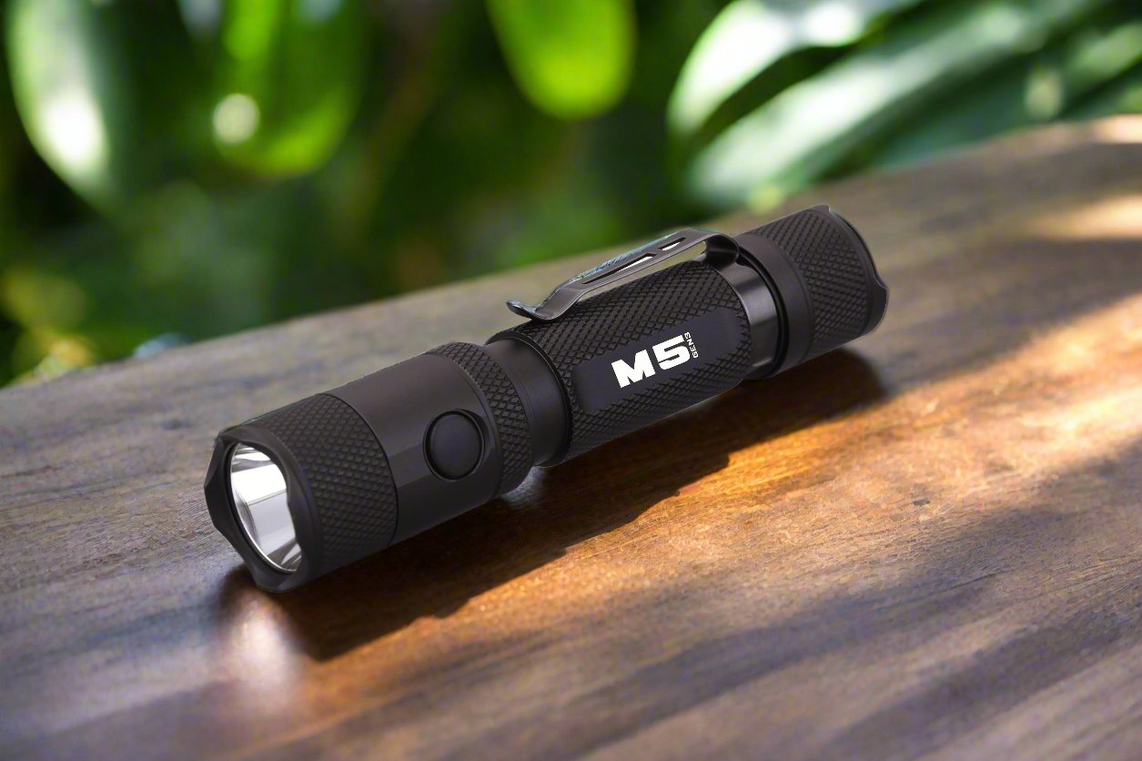 Powertac - M5 Gen3 - 2,030 Lumen EDC High Power Flashlight - Angler's Pro Tackle & Outdoors