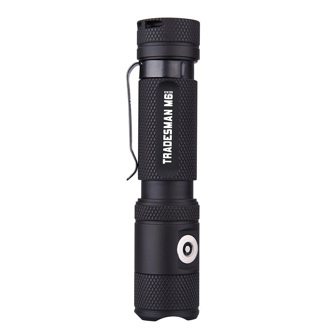 Powertac - Tradesman M6 - GEN3 - 2,030 Lumen Magnetic Tail Cap EDC Light - Angler's Pro Tackle & Outdoors