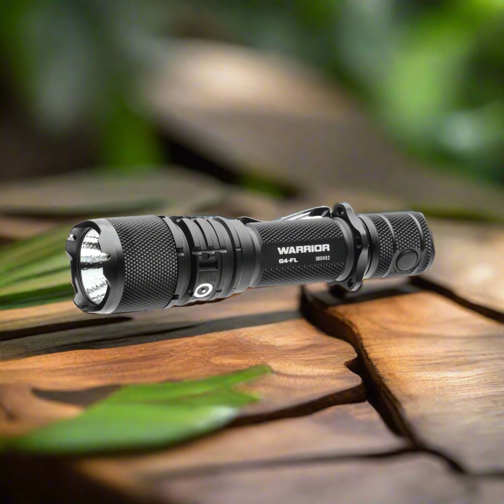 Powertac - Warrior G4 - FL - 4200 Lumen Flashlight (Wide beam) - Angler's Pro Tackle & Outdoors