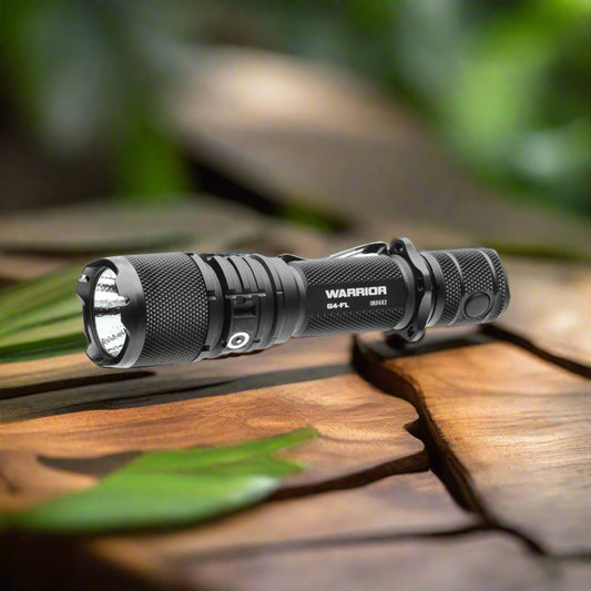 Powertac - Warrior G4 - FL - 4200 Lumen Flashlight (Wide beam) - Angler's Pro Tackle & Outdoors