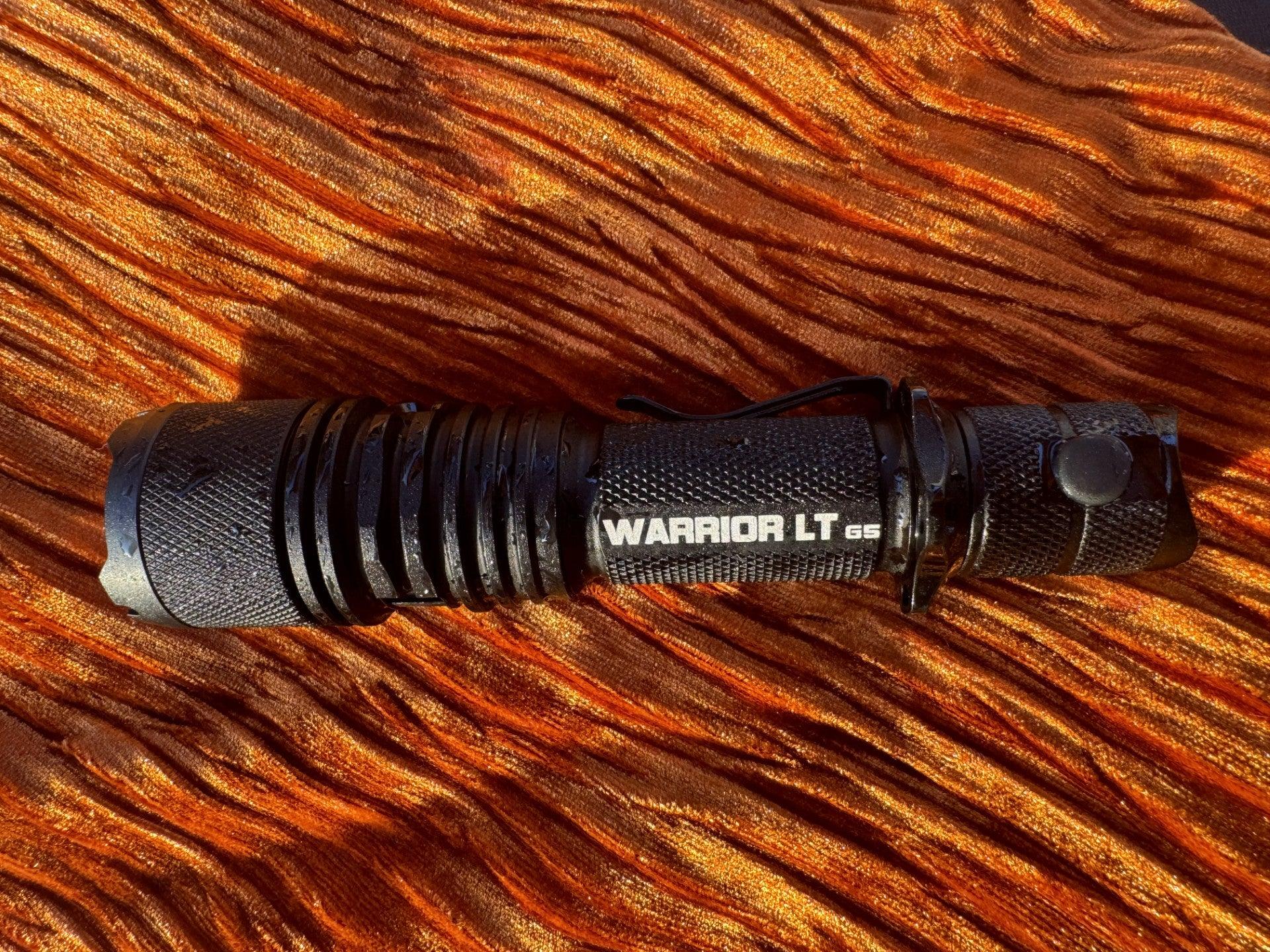 Powertac - Warrior LT (Long Throw) Gen 5 - 3050 Lumen Tactical Flashlight - Angler's Pro Tackle & Outdoors