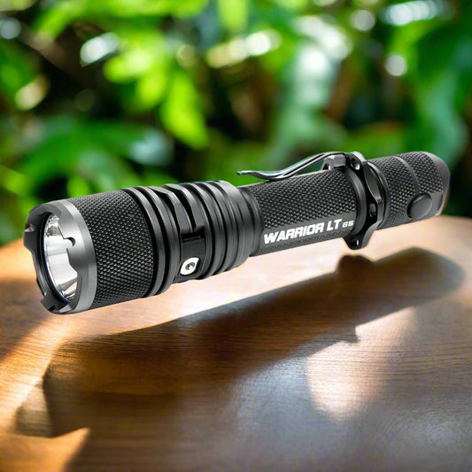 Powertac - Warrior LT (Long Throw) Gen 5 - 3050 Lumen Tactical Flashlight - Angler's Pro Tackle & Outdoors