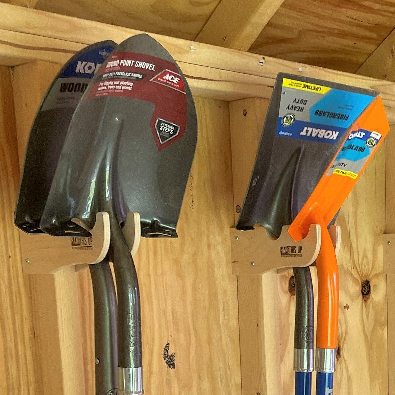 HangThis Up - Practical Shed Kit   Large quantity Garden Tool Racks and Misc Storage Hooks