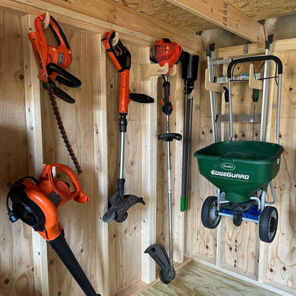 HangThis Up - Practical Shed Kit   Large quantity Garden Tool Racks and Misc Storage Hooks