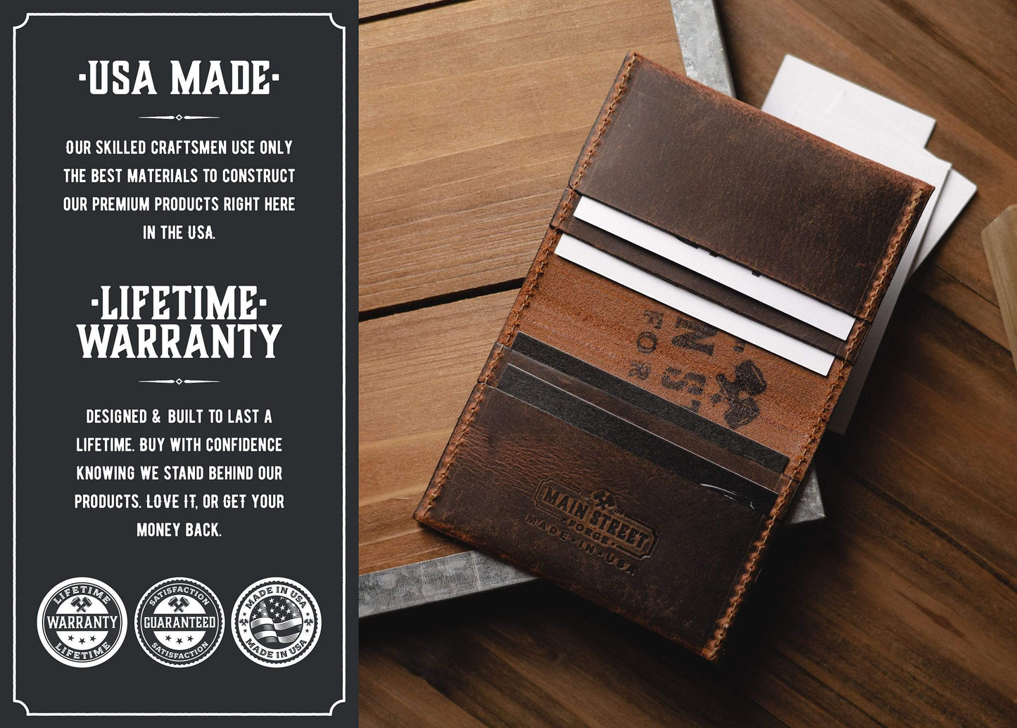 Main Street Forge - Business Card Holder / Wallet