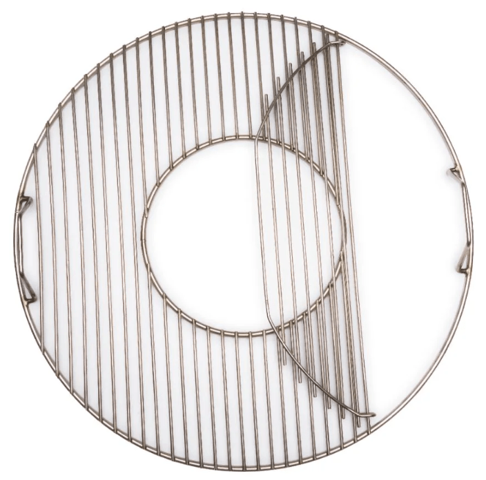 Hunsaker Vortex Smokers Premium stainless grate for 22 kettle package (grate with pop out center and stainless charcoal grate)