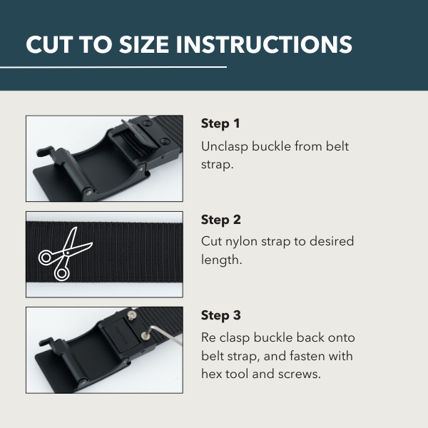2ND AMEN Protector 1.0 EDC Belt 1.5" Width For Everyday Carry