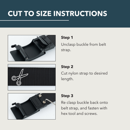 2ND AMEN Protector 1.0 EDC Belt 1.5" Width For Everyday Carry