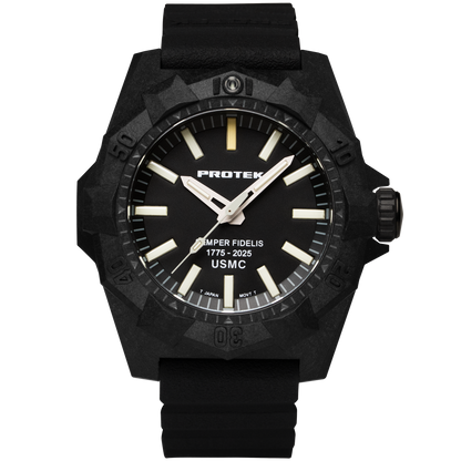 ProTek Watches Model PT4101SF USMC Carbon Dive