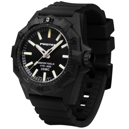 ProTek Watches Model PT4101SF USMC Carbon Dive