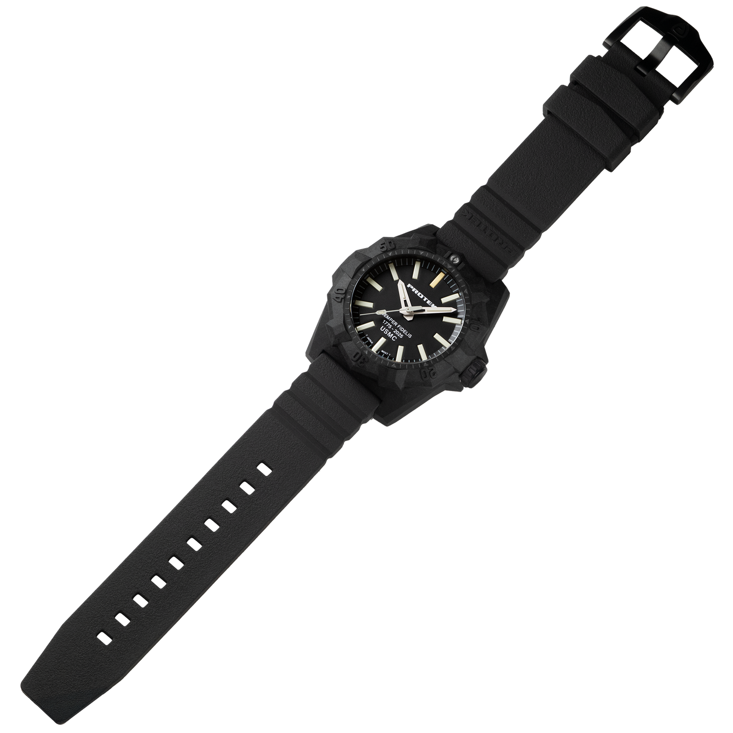 ProTek Watches Model PT4101SF USMC Carbon Dive