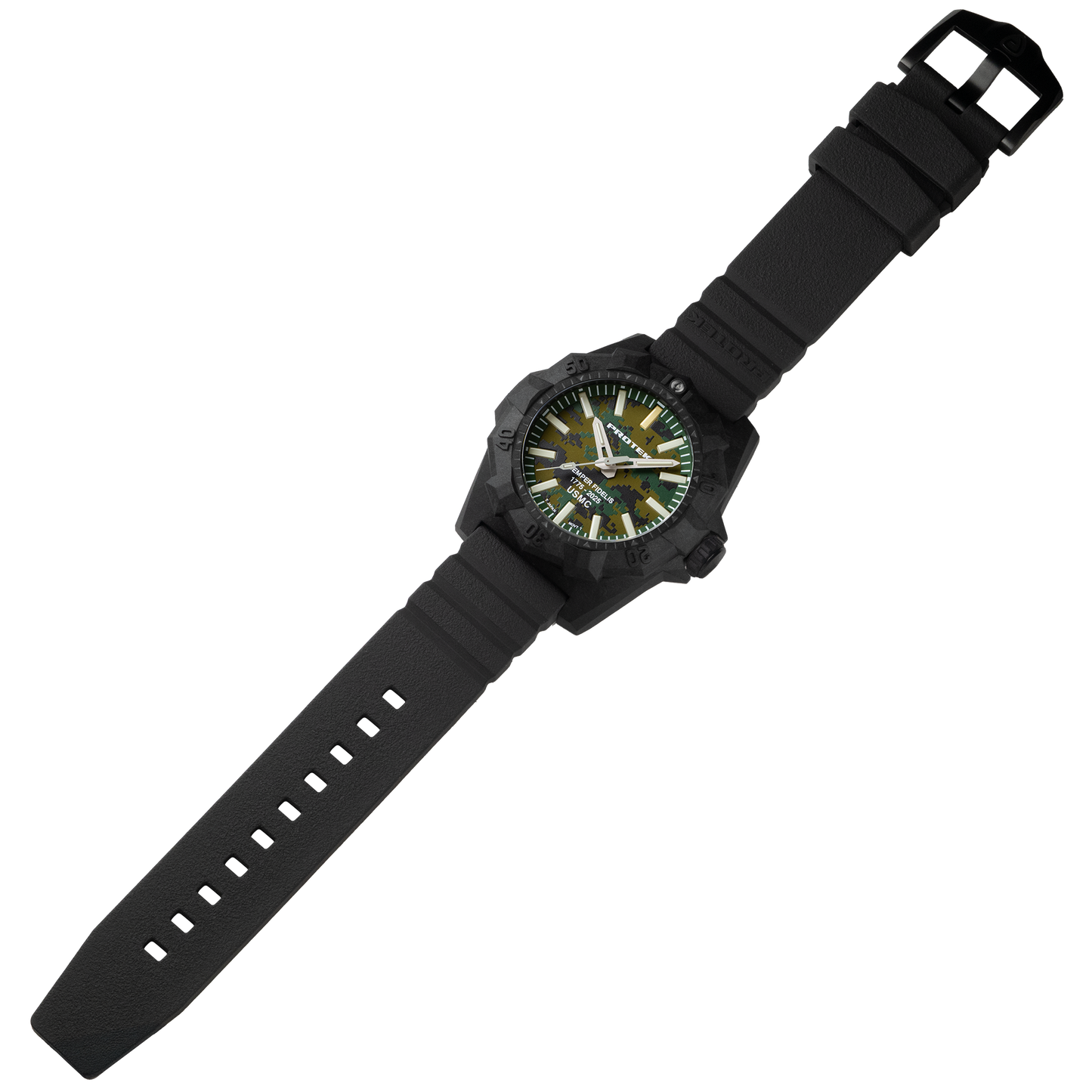 ProTek Watches Model PT4105SFC USMC Carbon Dive