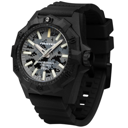 ProTek Watches Model PT4109SFC USMC Carbon Dive