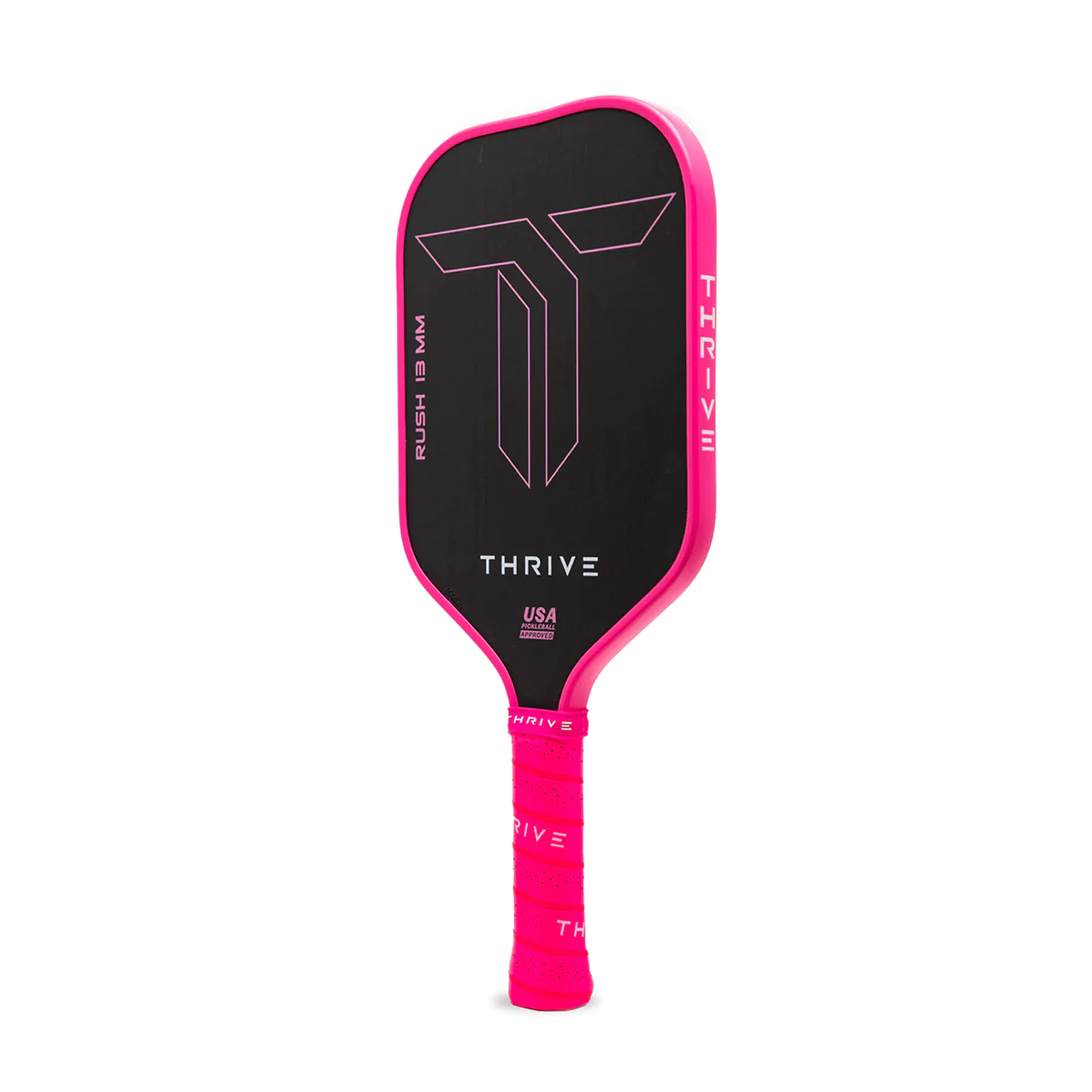 Thrive RUSH 13 (PINK)  Includes custom weight card, paddle cover, paddle eraser, and lead weights.