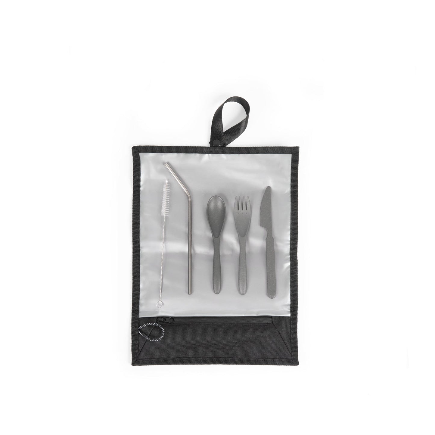 Picnic Time Tarana Recycled Lunch Bag Cooler with Utensils
