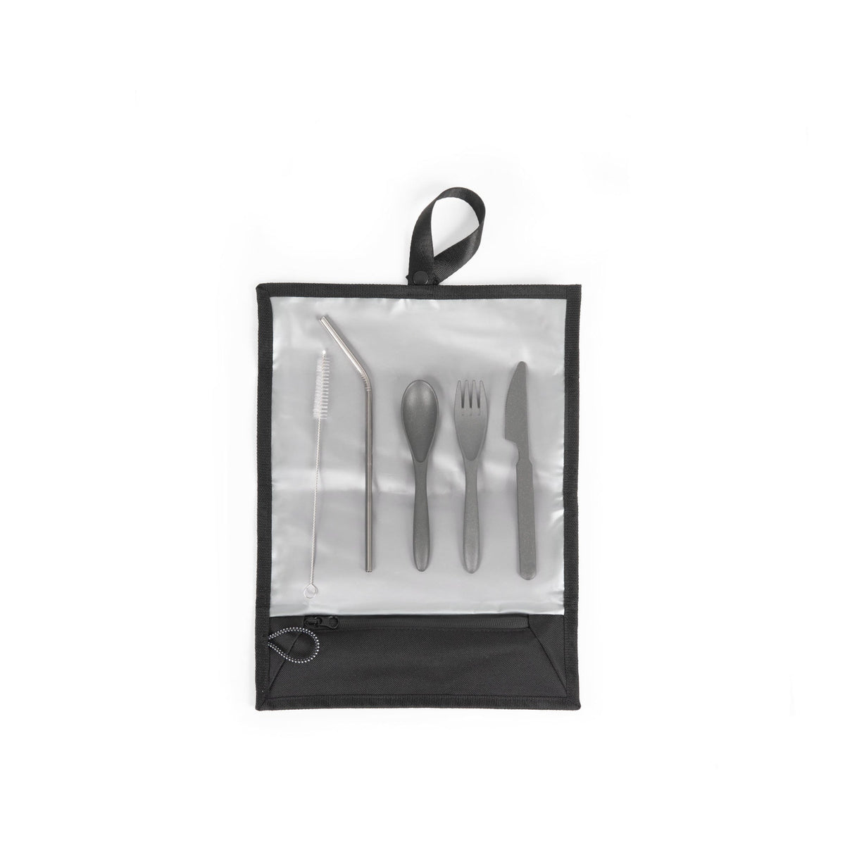 Picnic Time Tarana Recycled Lunch Bag Cooler with Utensils