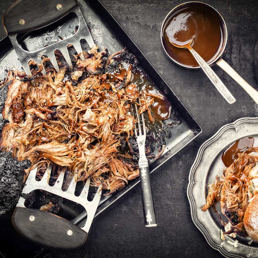 Pig of the Month BBQ Deluxe Pulled Pork Feast: Feeds 6-8