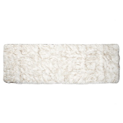 PupProtector™ Waterproof Bed Runner - White with Brown Accents - Angler's Pro Tackle & Outdoors