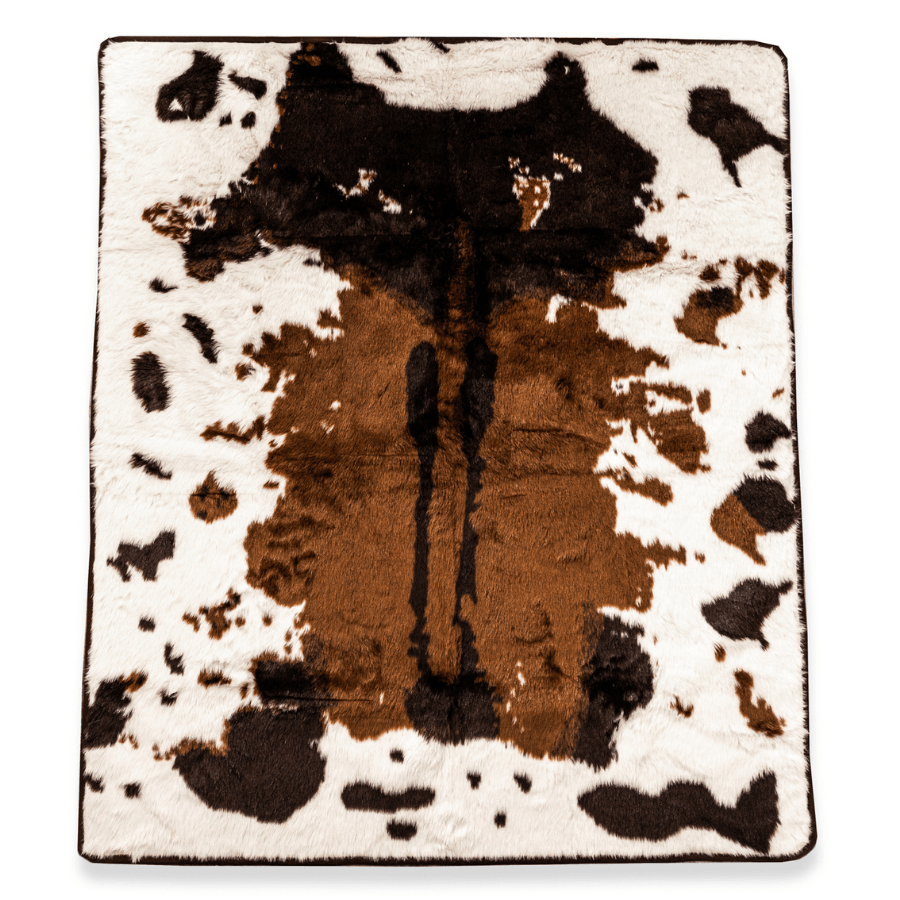 PupProtector™ Waterproof Throw Blanket - Brown Faux Cowhide - Angler's Pro Tackle & Outdoors