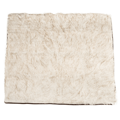 PupProtector™ Waterproof Throw Blanket - White with Brown Accents - Angler's Pro Tackle & Outdoors