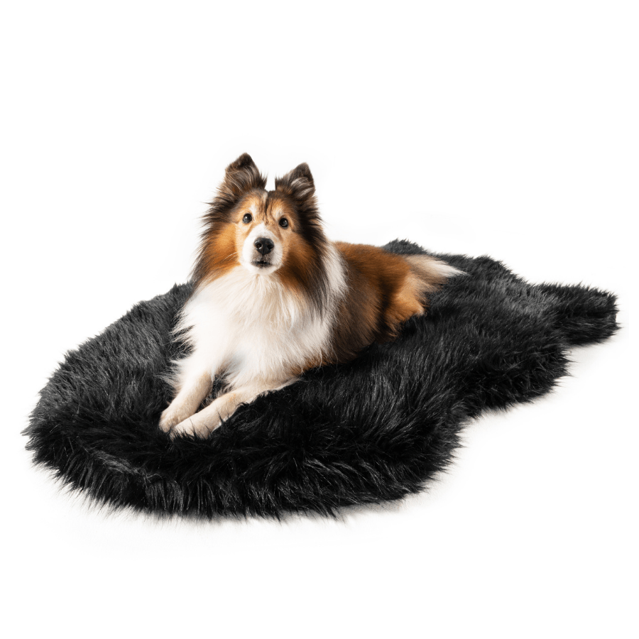 PupRug by Paw.com™ Faux Fur Orthopedic Dog Bed - Curve Midnight Black - Angler's Pro Tackle & Outdoors