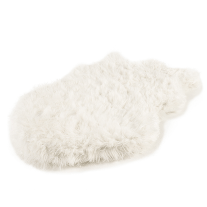 PupRug by Paw.com™ Faux Fur Orthopedic Dog Bed - Curve Polar White - Angler's Pro Tackle & Outdoors