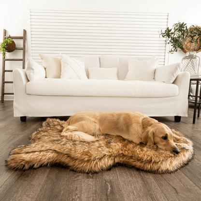 PupRug by Paw.com™ Faux Fur Orthopedic Dog Bed - Curve Sable Tan - Angler's Pro Tackle & Outdoors