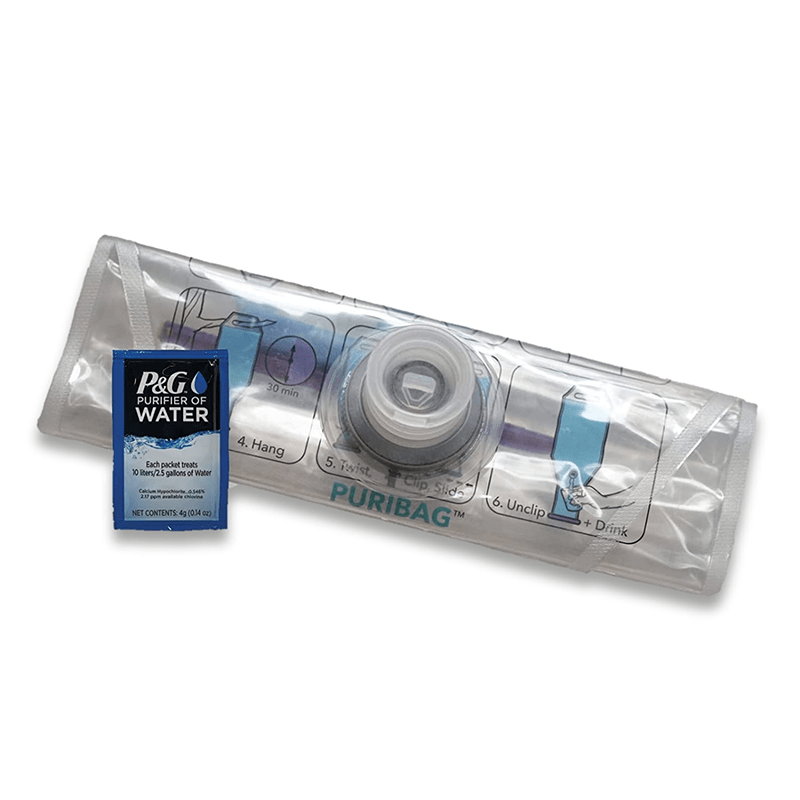 Puribag with P&G Water Filter Packets - Angler's Pro Tackle & Outdoors