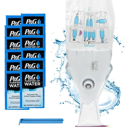 Puribag with P&G Water Filter Packets - Angler's Pro Tackle & Outdoors