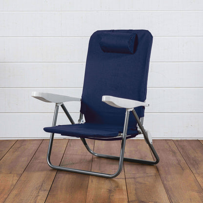 Picnic Time Monaco Reclining Beach Backpack Chair