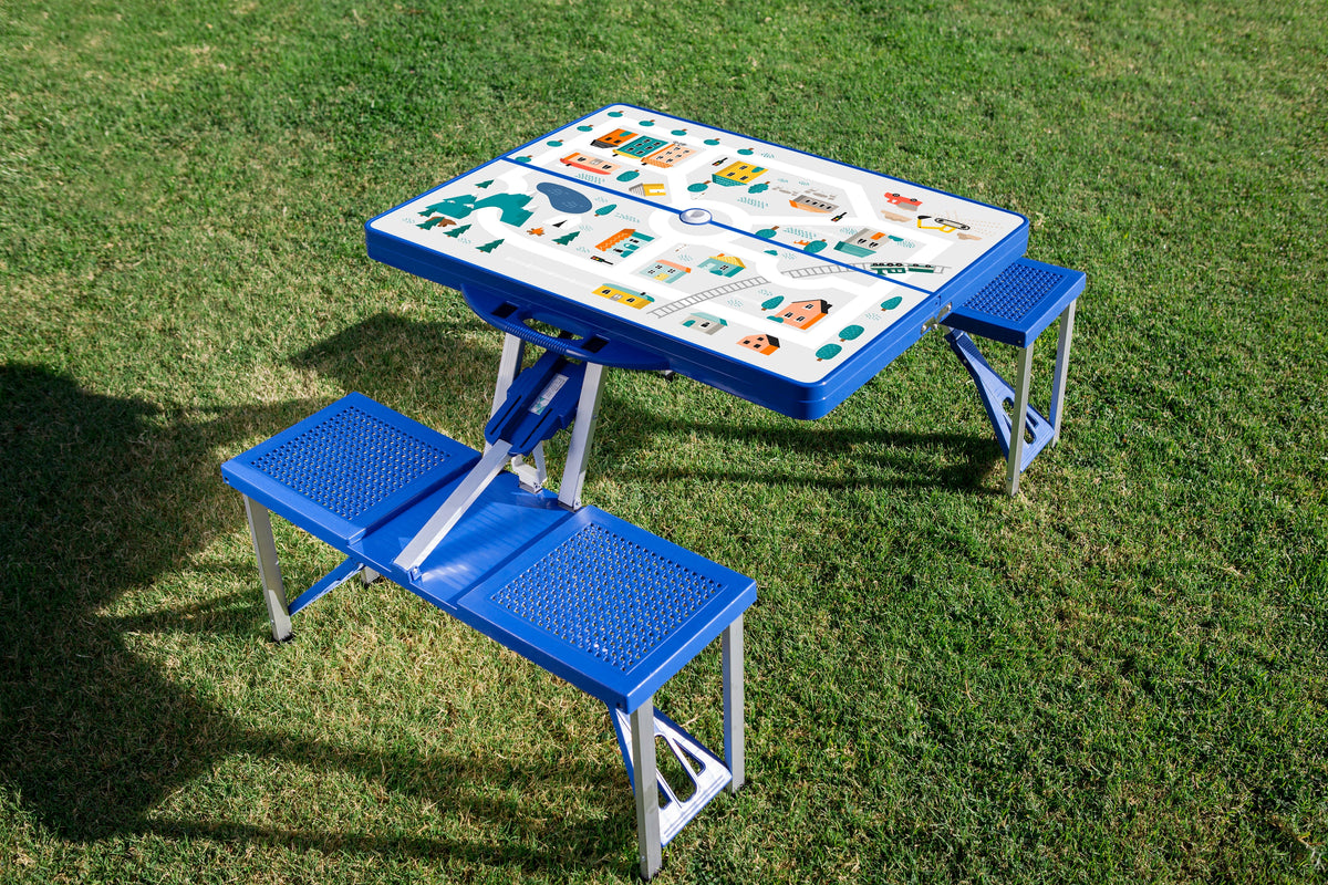 Picnic Time  Picnic Table Portable Folding Table with Seats
