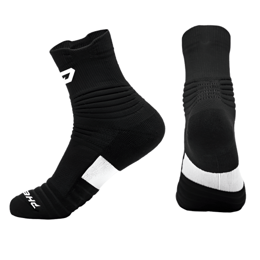 Quantum Knit Lite Quarter Performance Socks - Black - Angler's Pro Tackle & Outdoors