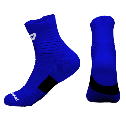 Quantum Knit Lite Quarter Performance Socks - Royal Blue - Angler's Pro Tackle & Outdoors