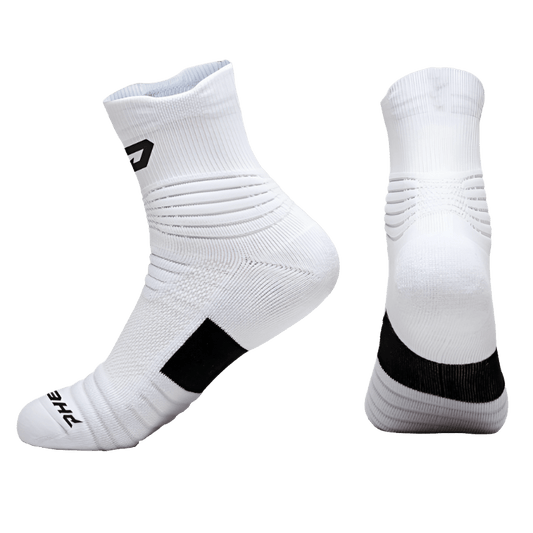 Quantum Knit Lite Quarter Performance Socks - White - Angler's Pro Tackle & Outdoors