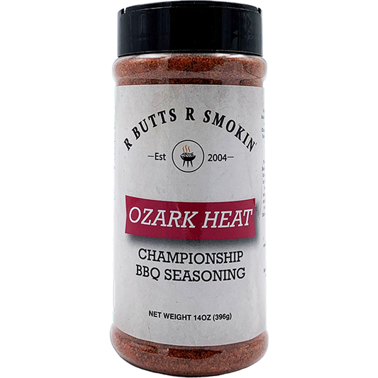 R Butts R Smokin' Ozark Heat Championship BBQ Seasoning 14 oz.