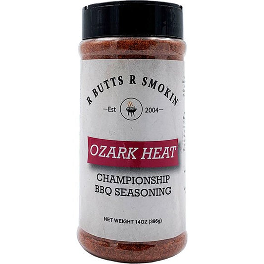 R Butts R Smokin' Ozark Heat Championship BBQ Seasoning 14 oz. - Angler's Pro Tackle & Outdoors