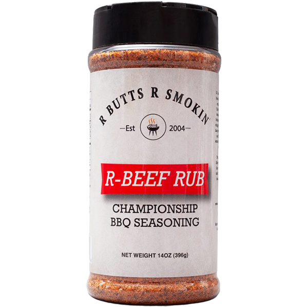 R Butts R Smokin' R-Beef Rub Championship BBQ Seasoning 14 oz.