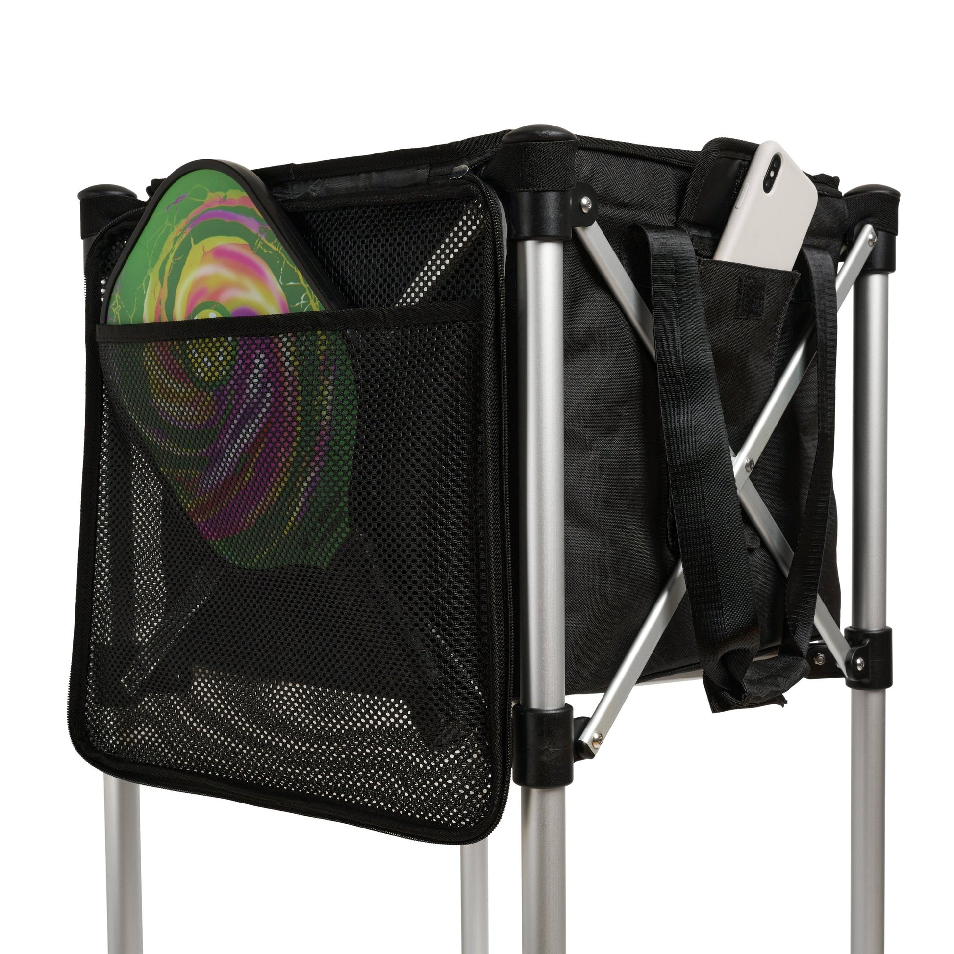 Racket Pets Ball Tote - Black Replacement Bag for Tennis and Pickleball Pro Teaching Cart - Angler's Pro Tackle & Outdoors