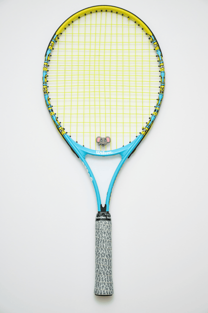 Racket Pets Elephant Gray Tennis Overgrip Tape and Matching Shock Absorbing Dampener for Tennis Racket - Angler's Pro Tackle & Outdoors