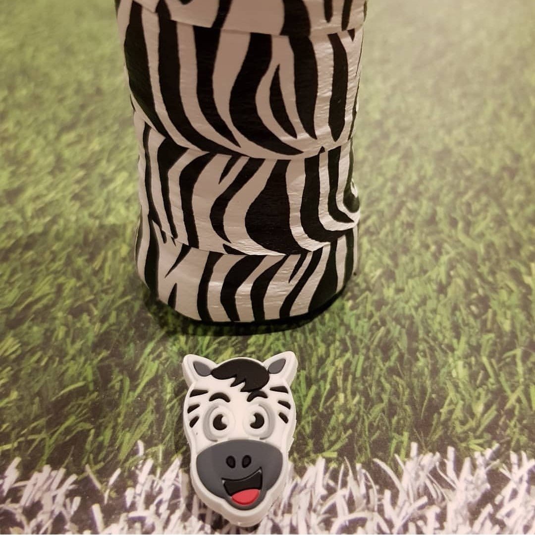 Racket Pets Overgrip Tape for Tennis Racket - Black/White Zebra (pack of 2) - Angler's Pro Tackle & Outdoors