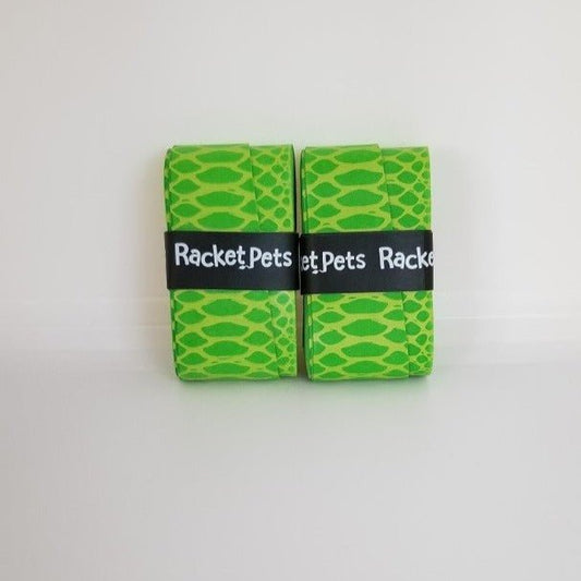 Racket Pets Overgrip Tape for Tennis Racket - Green Snake (pack of 2) - Angler's Pro Tackle & Outdoors