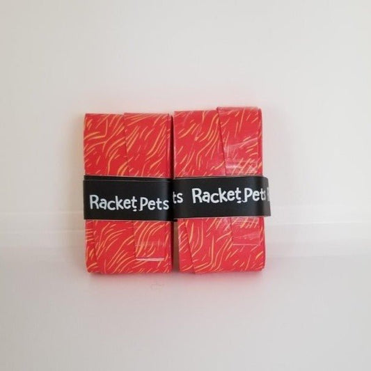 Racket Pets Overgrip Tape for Tennis Racket - Orange Lion (pack of 2) - Angler's Pro Tackle & Outdoors