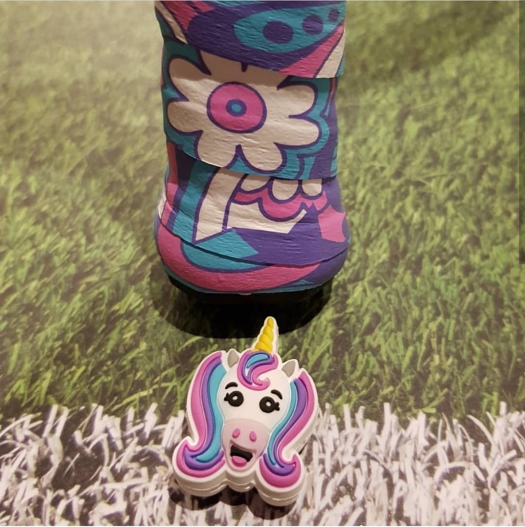 Racket Pets Overgrip Tape for Tennis Racket - Pink/Purple Unicorn (pack of 2) - Angler's Pro Tackle & Outdoors