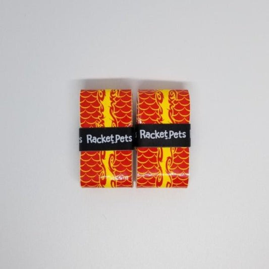 Racket Pets Overgrip Tape for Tennis Racket - Red Dragon (pack of 2) - Angler's Pro Tackle & Outdoors