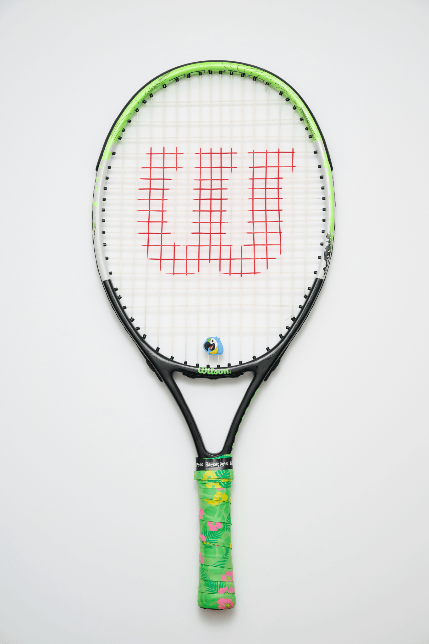 Racket Pets Parrot Tennis Overgrip Tape and Matching Shock Absorbing Dampener for Tennis Racket - Angler's Pro Tackle & Outdoors