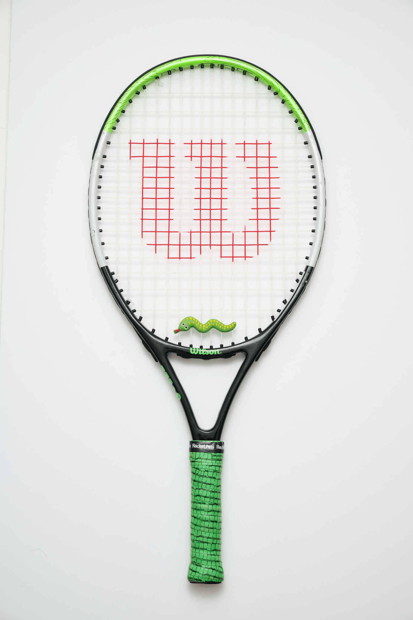 Racket Pets Snake Green Tennis Overgrip Tape and Matching Shock Absorbing Dampener for Tennis Racket - Angler's Pro Tackle & Outdoors