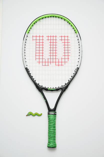 Racket Pets Snake Green Tennis Overgrip Tape and Matching Shock Absorbing Dampener for Tennis Racket - Angler's Pro Tackle & Outdoors